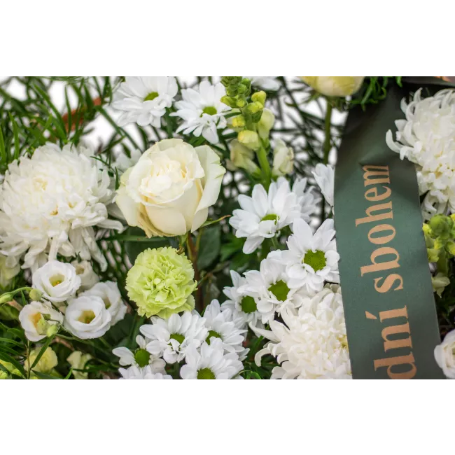 Funeral floral basket